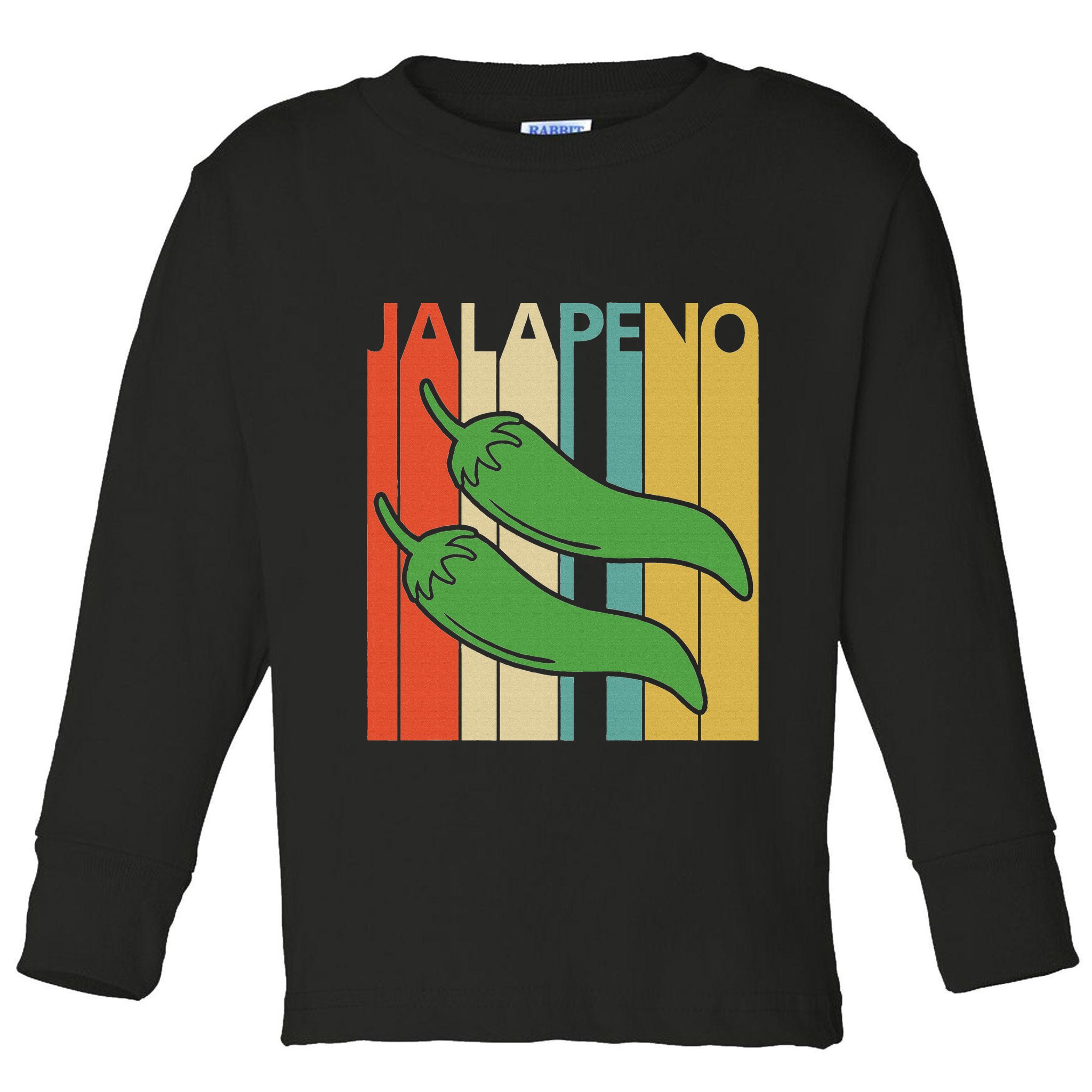 Vintage Jalapeno Toddler Long Sleeve Shirt
