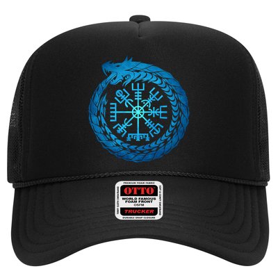 Vegvisir Jormungandr World Serpent Trucker Hat