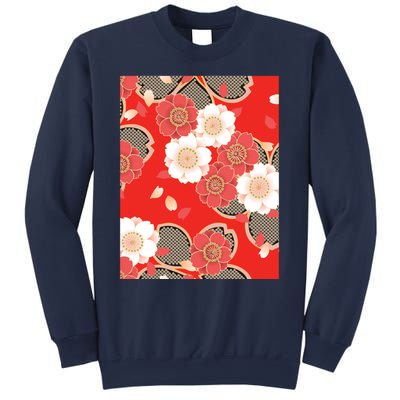 Vintage Japanese Wedding Kimono Pattern Sweatshirt