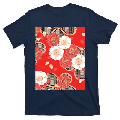 Vintage Japanese Wedding Kimono Pattern T-Shirt