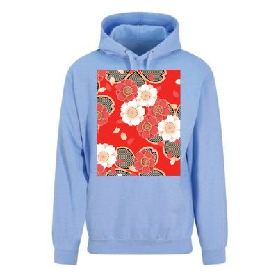 Vintage Japanese Wedding Kimono Pattern Unisex Surf Hoodie