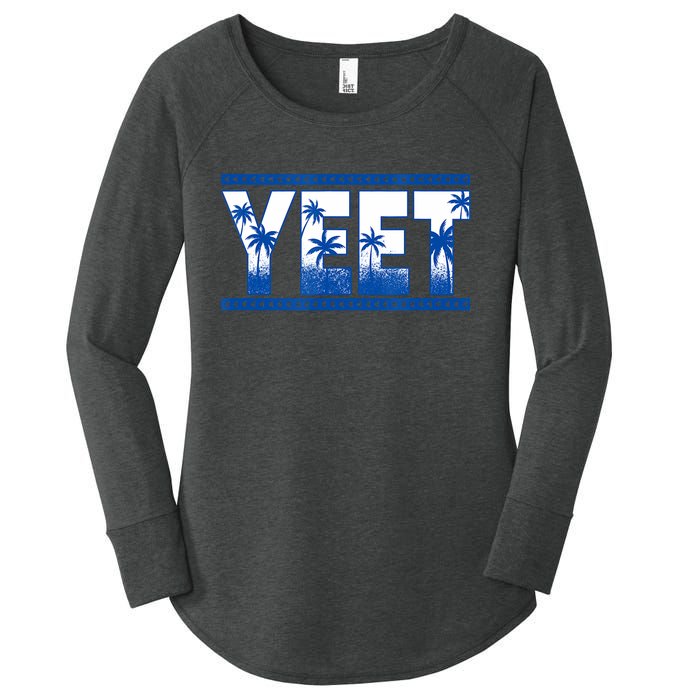 Vintage Jey Yeet Apparel Saying Funny Women's Perfect Tri Tunic Long Sleeve Shirt