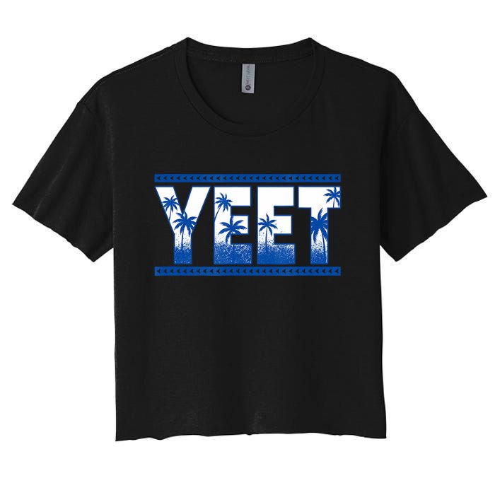 Vintage Jey Yeet Apparel Saying Funny Women's Crop Top Tee