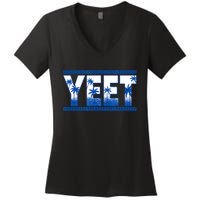 Vintage Jey Yeet Apparel Saying Funny Women's V-Neck T-Shirt