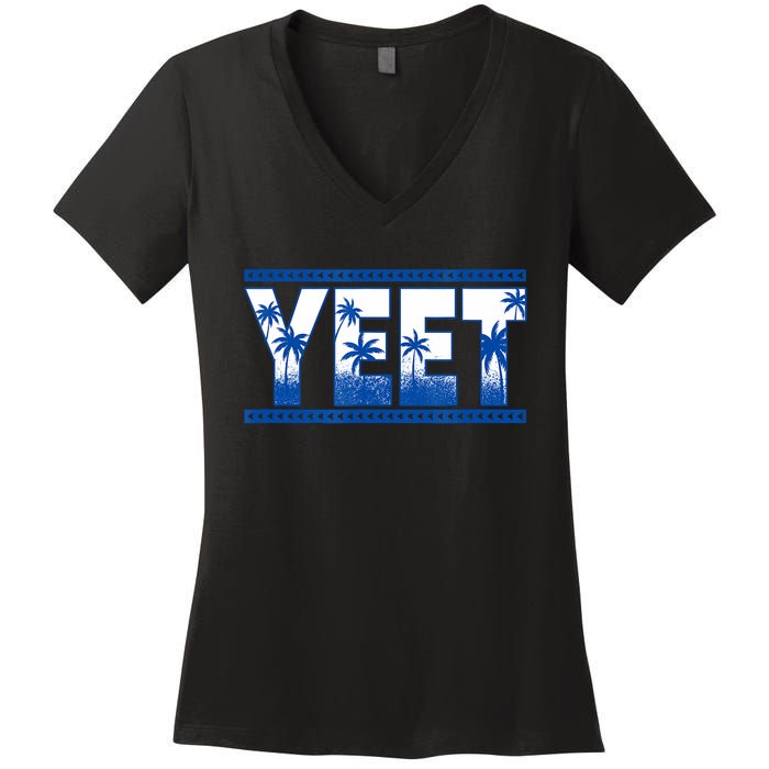 Vintage Jey Yeet Apparel Saying Funny Women's V-Neck T-Shirt