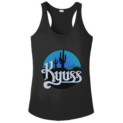 Vintage Kyusses 1987 Retro Rock 80s Tee Ladies PosiCharge Competitor Racerback Tank