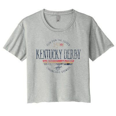 Vintage Kentucky 150th Women's Crop Top Tee