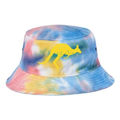 Vintage Kangaroo Australia Aussie Roo Kangaroo Tie Dye Newport Bucket Hat