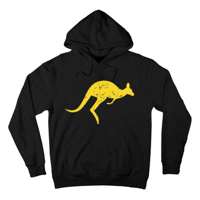 Vintage Kangaroo Australia Aussie Roo Kangaroo Hoodie