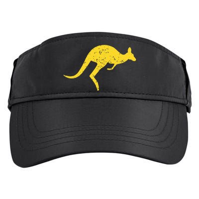 Vintage Kangaroo Australia Aussie Roo Kangaroo Adult Drive Performance Visor