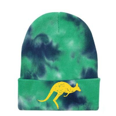 Vintage Kangaroo Australia Aussie Roo Kangaroo Tie Dye 12in Knit Beanie