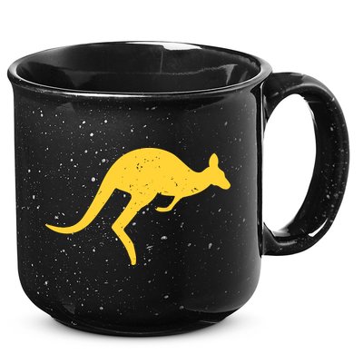 Vintage Kangaroo Australia Aussie Roo Kangaroo Pullover Hoodie 15oz Campfire Ceramic Mug
