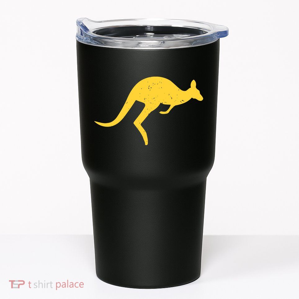 Vintage Kangaroo Australia Aussie Roo Kangaroo Pullover Hoodie Tumbler