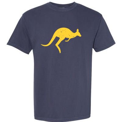 Vintage Kangaroo Australia Aussie Roo Kangaroo Pullover Hoodie Garment-Dyed Heavyweight T-Shirt