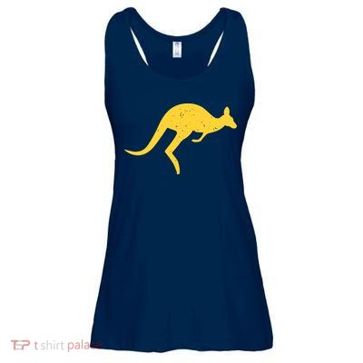 Vintage Kangaroo Australia Aussie Roo Kangaroo Pullover Hoodie Ladies Essential Flowy Tank