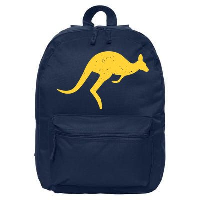 Vintage Kangaroo Australia Aussie Roo Kangaroo Pullover Hoodie 16 in Basic Backpack