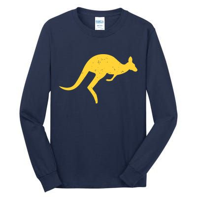 Vintage Kangaroo Australia Aussie Roo Kangaroo Pullover Hoodie Tall Long Sleeve T-Shirt