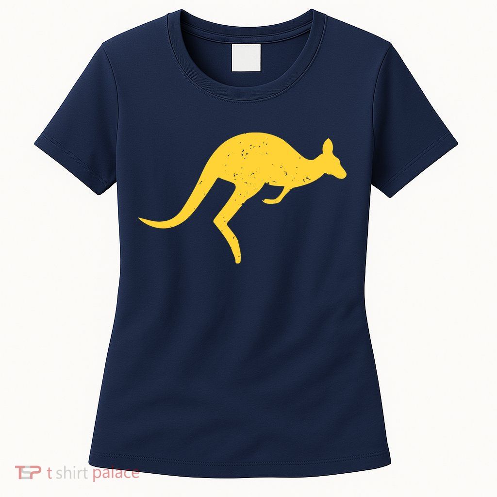 Vintage Kangaroo Australia Aussie Roo Kangaroo Pullover Hoodie Womens T-Shirt