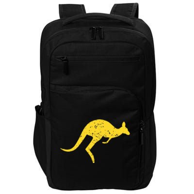 Vintage Kangaroo Australia Aussie Roo Kangaroo Impact Tech Backpack