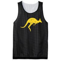 Vintage Kangaroo Australia Aussie Roo Kangaroo Mesh Reversible Basketball Jersey Tank