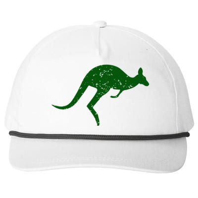 Vintage Kangaroo Australia Aussie Roo Kangaroo Snapback Five-Panel Rope Hat