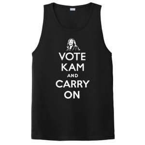 Vote Kam And Carry On Vote Kamala Harris PosiCharge Competitor Tank