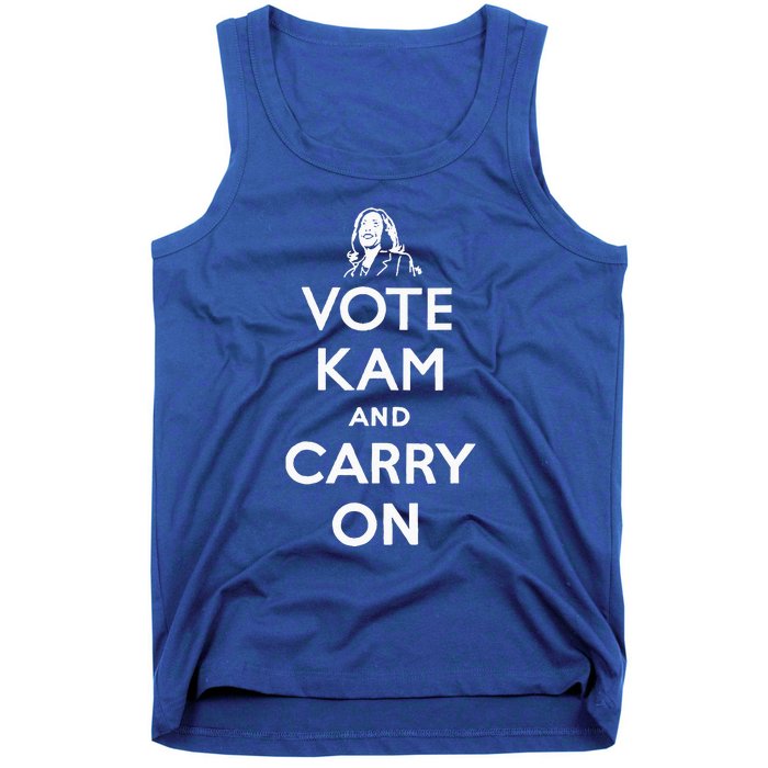 Vote Kam And Carry On Vote Kamala Harris Tank Top