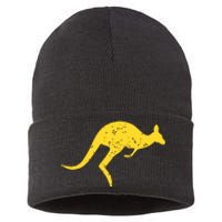 Vintage Kangaroo Australia Shirts Aussie Roo Kangaroo Sustainable Knit Beanie