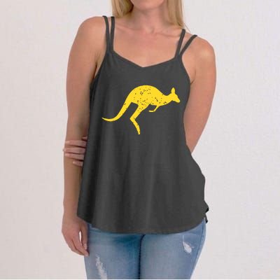 Vintage Kangaroo Australia Shirts Aussie Roo Kangaroo Women's Strappy Tank