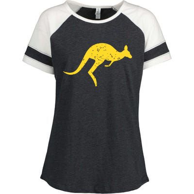 Vintage Kangaroo Australia Shirts Aussie Roo Kangaroo Enza Ladies Jersey Colorblock Tee