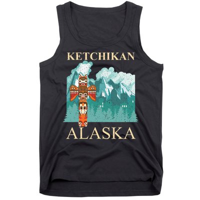 Vintage Ketchikan Alaska Native American Indian Tank Top