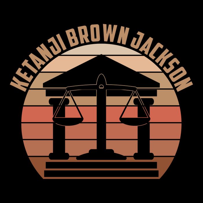 Vintage Ketanji Brown Jackson Court House Scales Of Justice Womens Tank Top