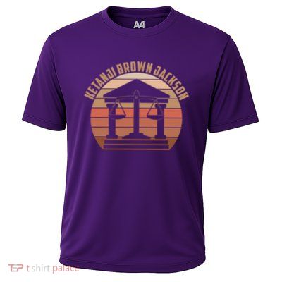 Vintage Ketanji Brown Jackson Court House Scales Of Justice Performance Shirt
