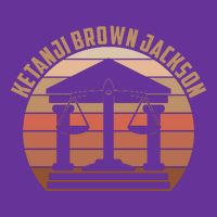 Vintage Ketanji Brown Jackson Court House Scales Of Justice Kids T-Shirt