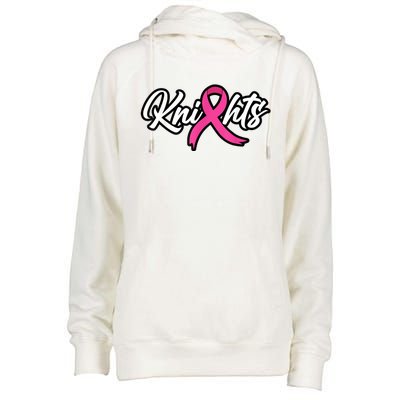 Vcs Knights Breast Cancer Awareness Womens Funnel Neck Pullover Hood