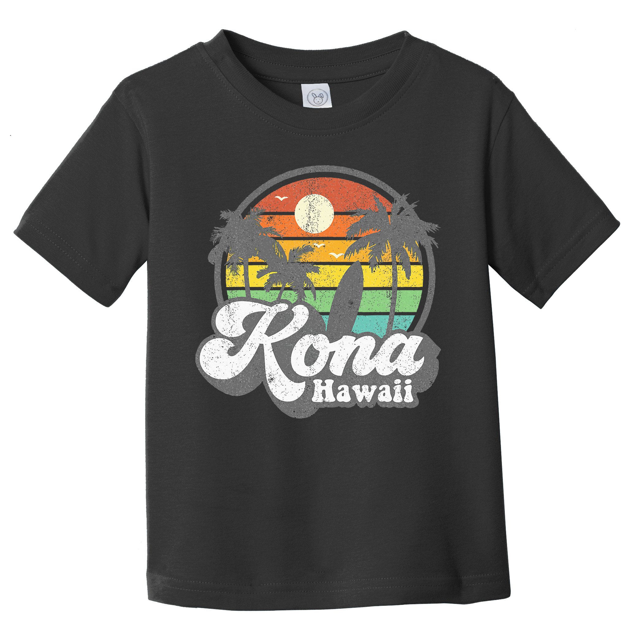 Vintage Kona Beach Hawaii Surf Hawaiian Surfing 70S Toddler T-Shirt
