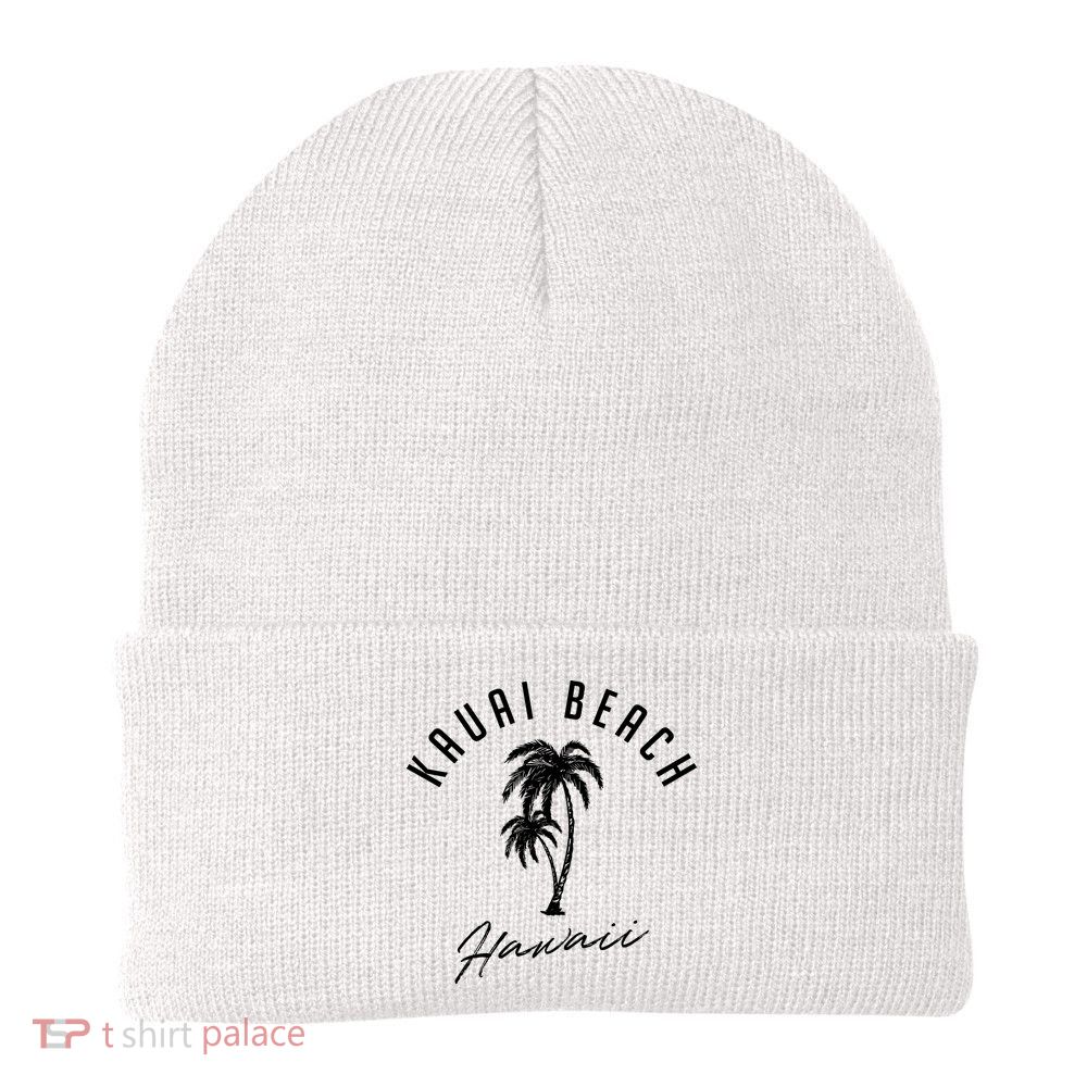 Vintage Kauai Beach Hawaii Beanie