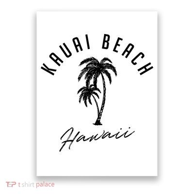 Vintage Kauai Beach Hawaii Poster