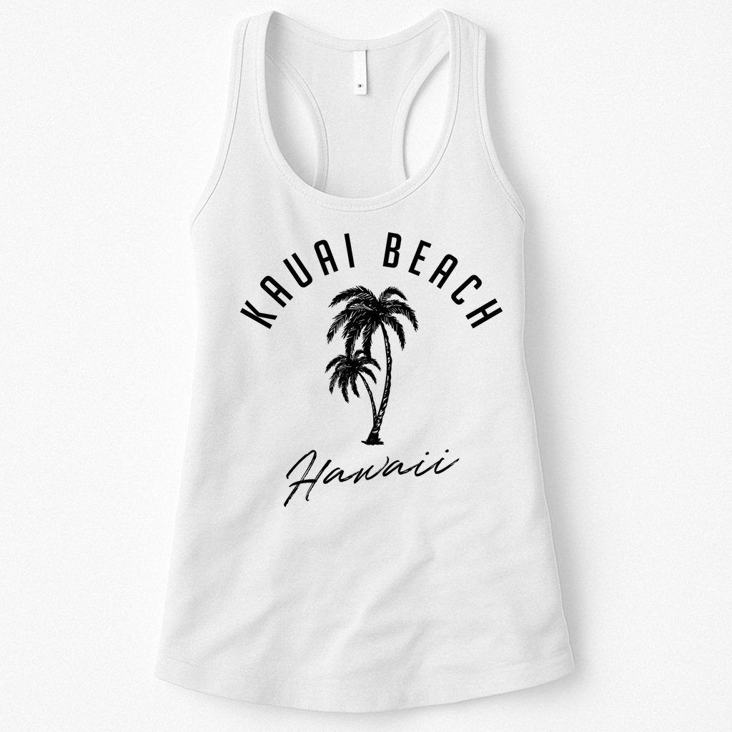 Vintage Kauai Beach Hawaii Womens Tank Top