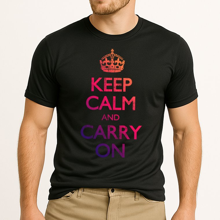 Vintage Keep Calm And Carry On Gift Cooling Performance Crew T-Shirt