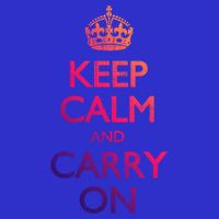 Vintage Keep Calm And Carry On Gift Kids Hoodie