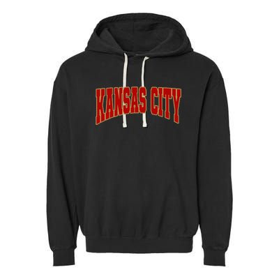 Vintage Kansas City K.C. Garment-Dyed Fleece Hoodie