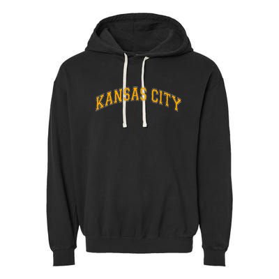 Vintage Kansas City K.C. Garment-Dyed Fleece Hoodie