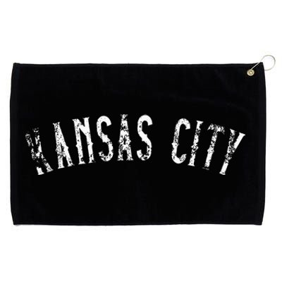 Vintage Kansas City Text Apparel Kc Grommeted Golf Towel