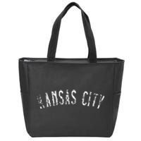 Vintage Kansas City Text Apparel Kc Zip Tote Bag