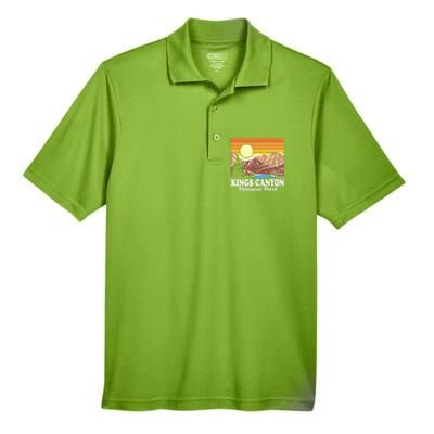 Vintage Kings Canyon National Park Souvenir Gift Men's Origin Performance Pique Polo