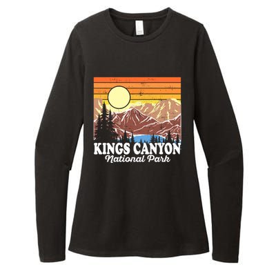 Vintage Kings Canyon National Park Souvenir Gift Womens CVC Long Sleeve Shirt