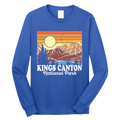 Vintage Kings Canyon National Park Souvenir Gift Long Sleeve Shirt