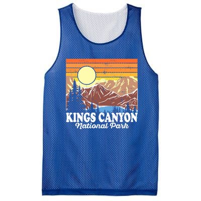 Vintage Kings Canyon National Park Souvenir Gift Mesh Reversible Basketball Jersey Tank