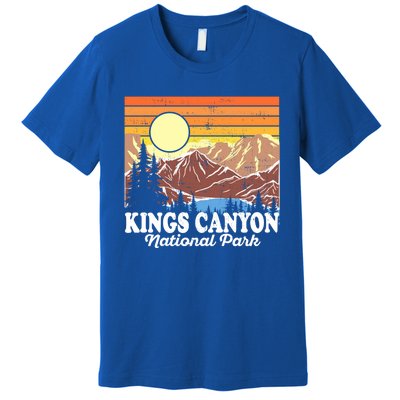 Vintage Kings Canyon National Park Souvenir Gift Premium T-Shirt